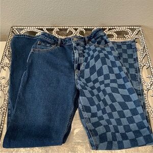 HOLLISTER WOMENS 25X29 ULTRA HIGH-RISE 90s VINTAGE STRAIGHT JEANS BLUE D…